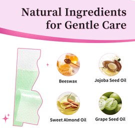 Beauty7 Lip Wax Strips Kit Facial Wax Strips- 20 pcs Lip Strips+ 4 Soothing Oil Wipes for Facial Hair Removal Ideal for All Skin Types for Women