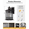 OPAXIS Porch Lights Outdoor with Motion Sensor, 2 Packs Oil