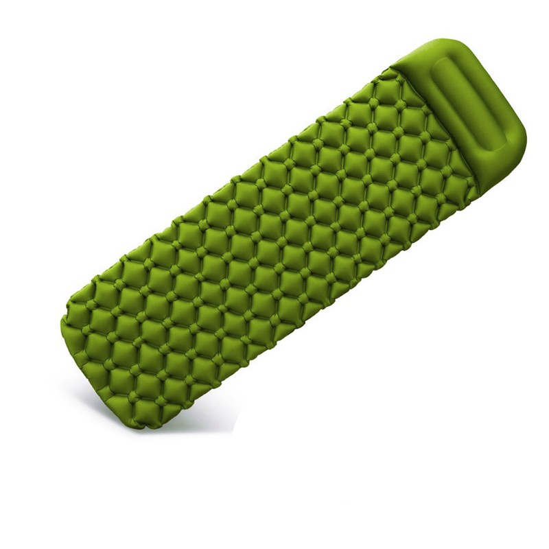Camping Mat Inflatable Sleeping Pad Moistureproof Air Mattress Cushion Sofa