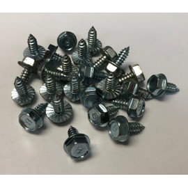 1/4” x 5/8” Garage Door Zinc Plated Screws (Pack of 24)