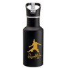 Gil Ronaldinho10_Sport Bottle, Unisex, Gold, One Size