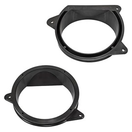 tomzz Audio 2840-000 Speaker Rings Adapter Brackets Compatible with Peugeot 207 207SW 207CC Front Door for 165 mm DIN Speaker