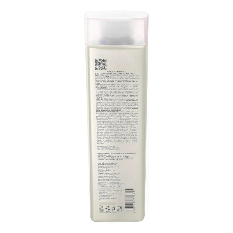 Tec Italy Curls Gel Líquido Peinar Rizos Antifrizz 300 Ml