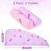 Unicorn Castle Microfiber Hair Towel for Kids 2Pack Hair Wrap