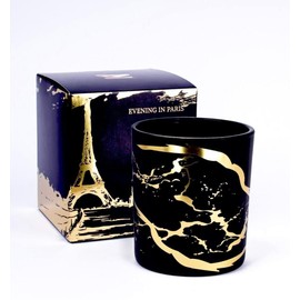 Soja Duftkerze Abend in Paris Duft Schöne Duftkerze zur Entspannung Doppeldocht Aromatherapie