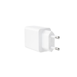 Dual Wall Charger with 20W USB-C Power Delivery Ports and USB-A Quick Charge 18W White Ideal for Fast and Safe Charging of Mobile Devices