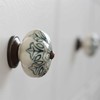 Nicola Spring Ceramic Cupboard Drawer Handle Knobs - Vintage Flower