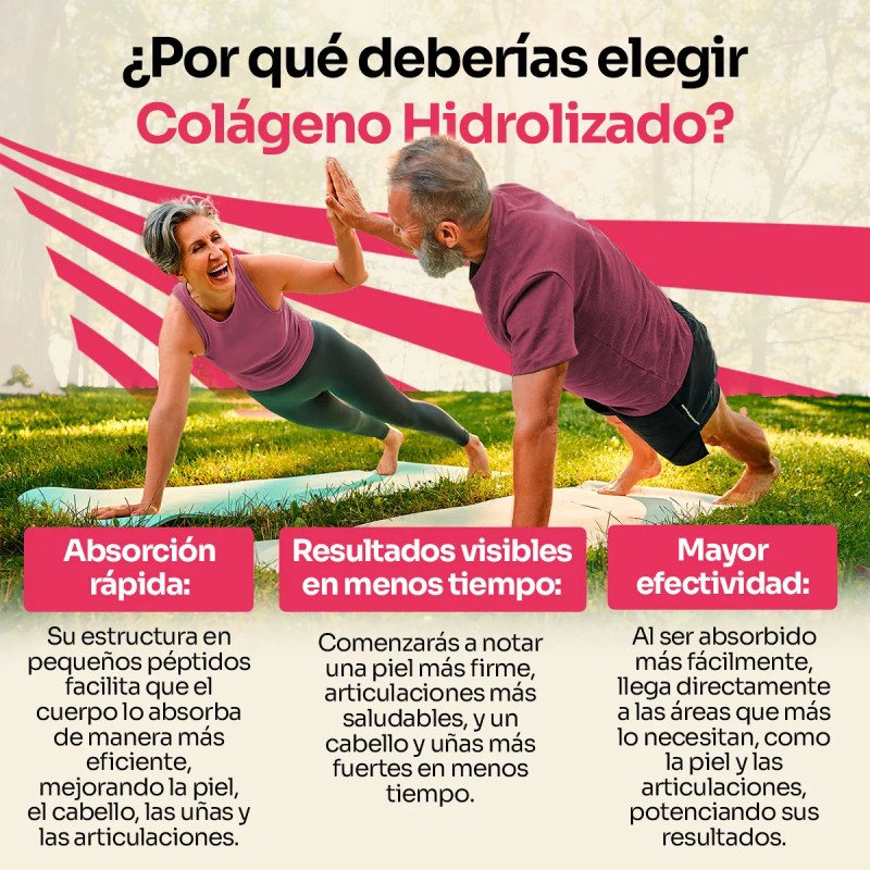 Pack 3 Glow Eterno Colágeno Hidrolizado Frutos Rojos Laboratorios Wöhl