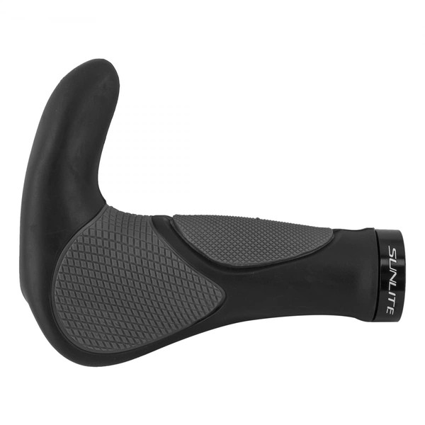 Sunlite Ergo Form Plus Locking Grips with Bar Ends, 140mm,
