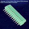 PCB Terminal Block Connector 10pcs/set 2 54mm Pitch Green PCB