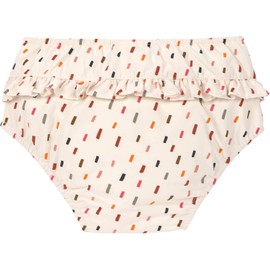 LÄSSIG Baby Children's Swimming Nappy / Swim Nappy Girls Strokes, Off White/Multicoloured, 13-18 Months, Size: 86