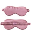 Desmend Sleeping Mask Silk Solid Colour Adult One Size Rusty
