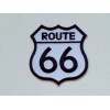 Unbranded ROUTE 66 (B/W) Embroidered Patches 3"x3" iron-on