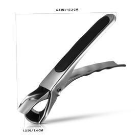 ULTECHNOVO 2pcs Bowl Gripper Scald Hot Plate Gripper Non Slip Steamer Clip for Safe Lifting of Hot Dishes Kitchen Tool for Easy Handling of Heated Plates and Bowls