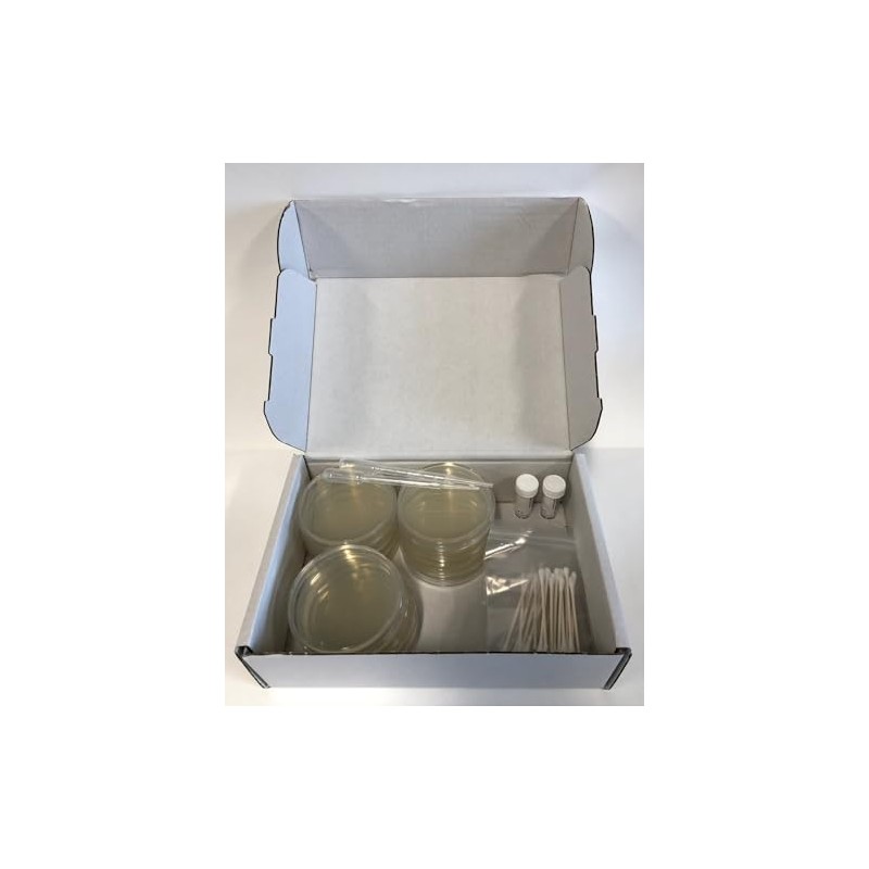 Bacteria Science Kit Petri Dishes with Agar Educational STEM Science