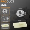 AZXX Chain Catcher Bar Nuts Chainsaw Parts Kit 6 Pcs