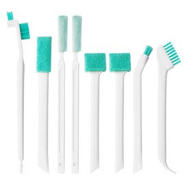 YILANJIN 8 Pieces Multifunctional Cleaning Brush, Gap Cleaning Brush, Groove Brush, Bottle Cap Cleaning Brush, Sponge Brush, Brush for Jars, Kitchen Brush, Cleaning Tools