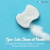 Spongeables Pedi-Scrub Foot Buffer, Clean & Fresh Scent, Contains Shea