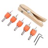 6PCS Set Countersink Drill Bit Set Multifunctional Adjustable Tapered Drill