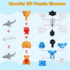 Kleeblatt 40Pcs Animal Erasers Desk Pets for Kids Assembled Eraser