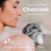 MainBasics MainBasics Charcoal Infused Bath Shower Loofah Sponge Pouf Body