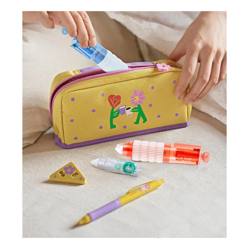 2 Tape Doble Cara Para Scrapbook,con 1 Repuesto,cinta Doble Color