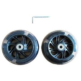 ANSIO Spare Front Wheel (Set of 2) with Spanner for Scooter