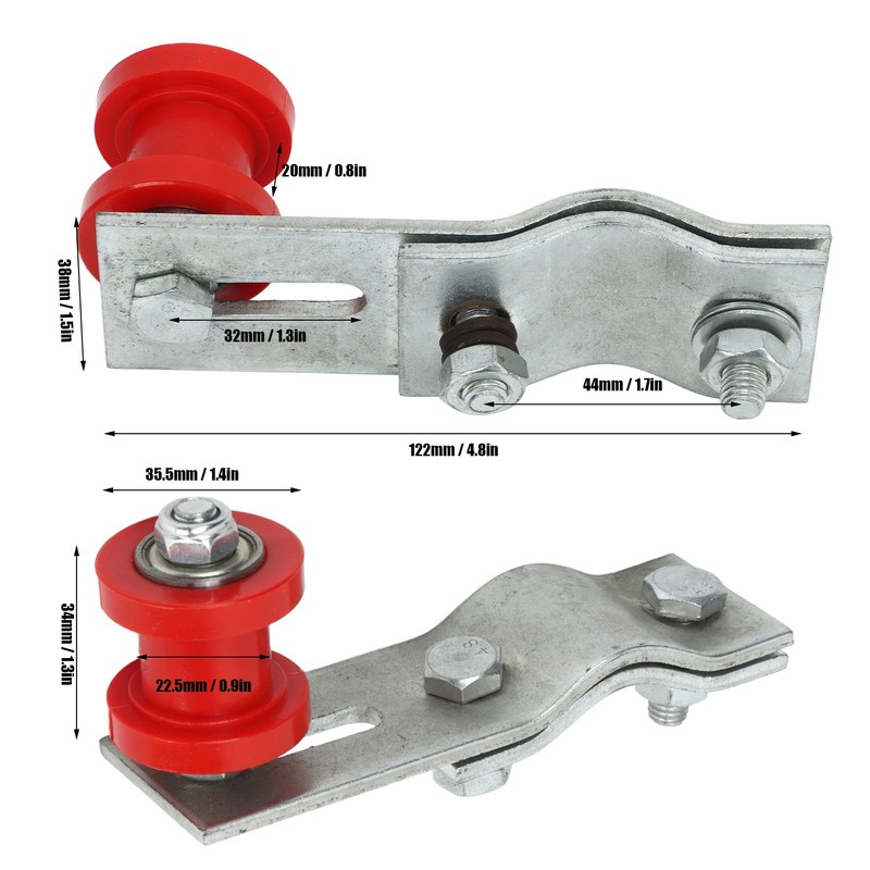 Chain Tensioner Roller Heavy Duty Slider Adjuster for 49cc 66cc