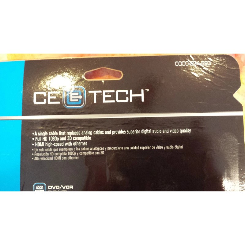 CeTech 6 ft. Deluxe High Speed HDMI Cable with Ethernet