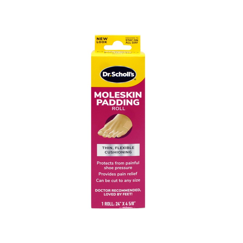 Dr. Scholl's Moleskin Plus Padding Roll 1 Each (Pack of