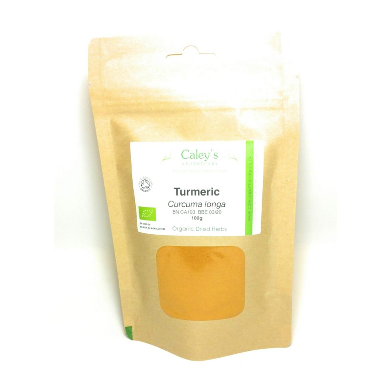 Organic Turmeric Powder (Curcuma longa) Dried Herb (100g)