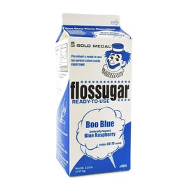 Boo Blue - Flos sugar Flavor Cotton Candy 3.25 lb - 52 oz - 1/2 Gallon | Pack of 1
