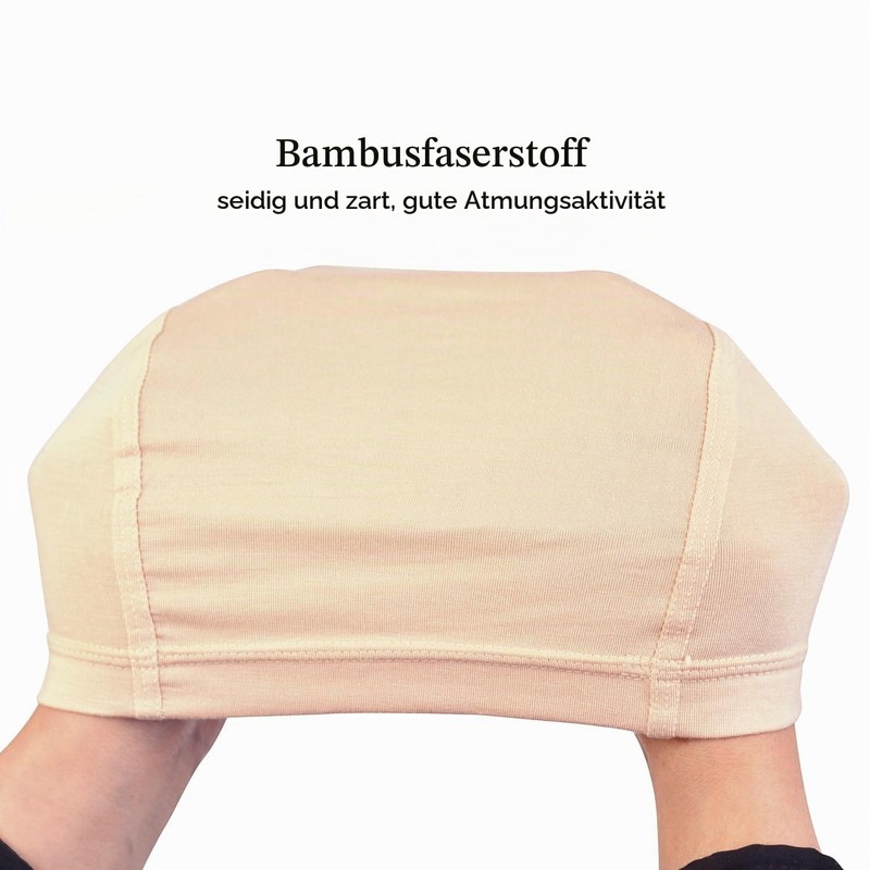 Pack of 2 Wigs Bamboo Fibre Wig Caps Elastic Breathable