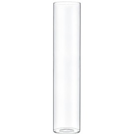 CYS EXCEL Clear Glass Cylinder Flower Vase (H:14" D:3") Hurricane Floating Candle Holder Table Wedding Centerpiece Home Decor