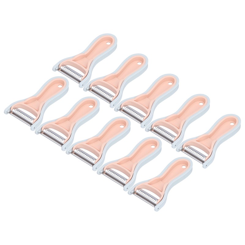 10Pcs 2 in 1 Kitchen Peeler Stainless Steel Potato Vegetable