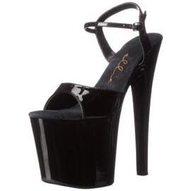 Ellie Shoes Women's 821-juliet Platform Sandal, Black, 10 M US