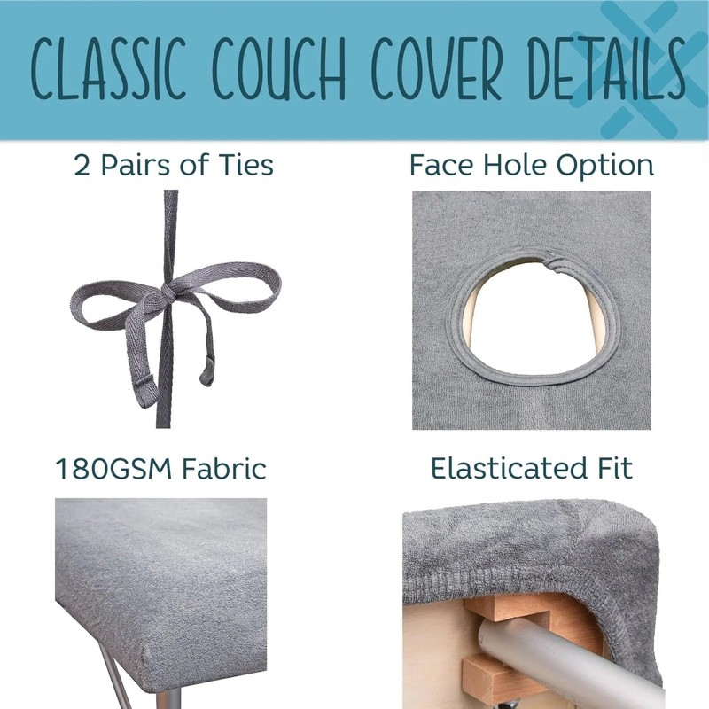 aztex ClassIc Fitted Massage Couch & Therapy Table Cover Bundle