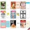 NobleWorks - 36 Assorted Funny Mixed Occasions Blank Greeting Cards