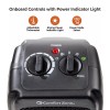 Comfort Zone Desktop Space Heater with Energy Save Mode, Tip-Over