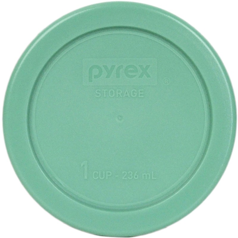 Pyrex (3) 7202-PC 1 Cup Green, (3) 7200-PC 2 Cup
