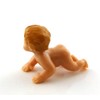 Dollhouse Baby Girl Crawling Miniature People Nursery Accessory 1:12 Doll