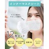 Washable and Reusable Disposable Japanese Inner Mask Sheets, Set of