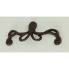 Brown Cast Iron Octopus Drawer or Cabinet Door Pulls Set