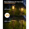VENTAXO Solar Lights Outdoor Pathway, 2 Pack Solar Garden Lights
