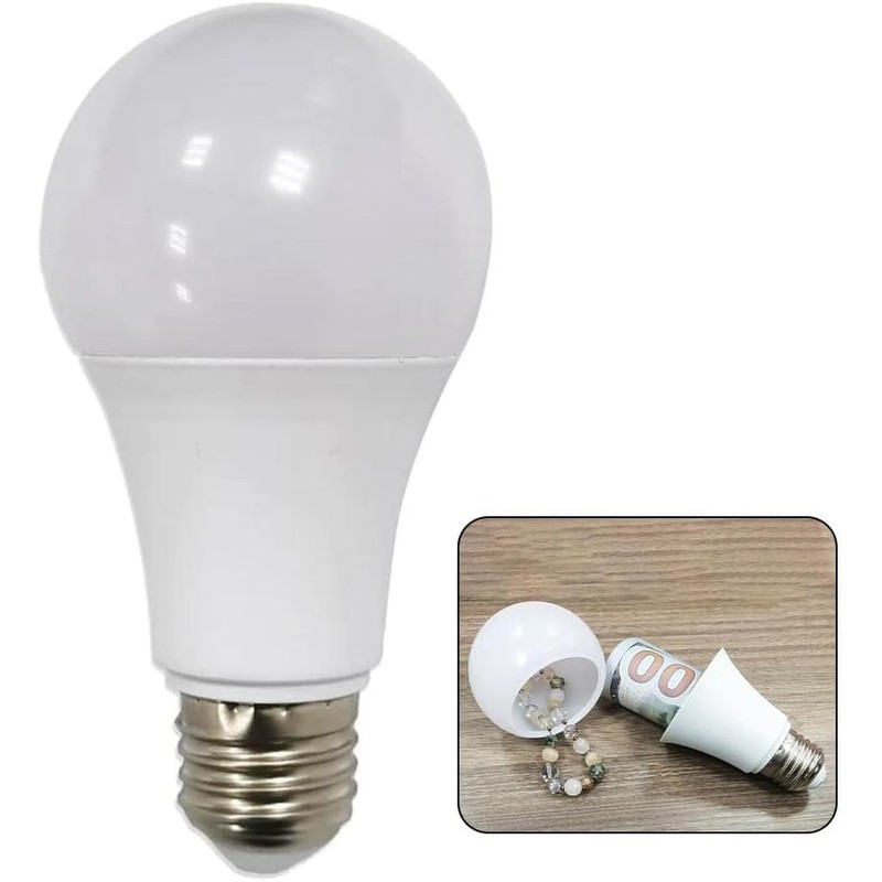 Light Bulb Safe Box Secret Light Bulb, Storage Realistic Light