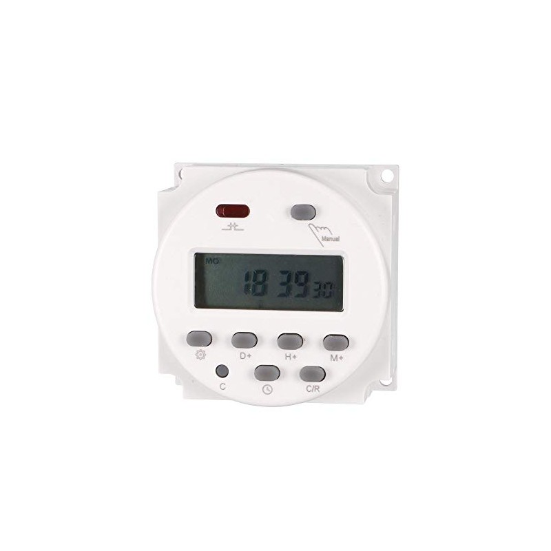 uxcell DC 24V Digital LCD Power Programmable Timer Time Switch