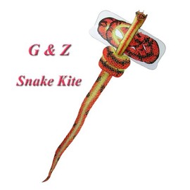 Gâz 3D Red Snake Kite - Chinese Handmade Silk Kites