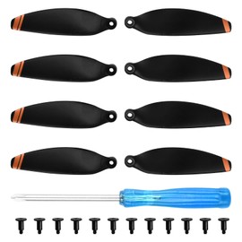 Pack of 8 Propeller Drones Replacement Propeller Quick Release Propeller Drones Replacement Blade Accessories Replacement Propeller Blades with Screwdriver Compatible with DJI Mini 2/Mini SE