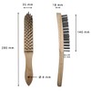 1 x varivendo Steel Wire Brush Wire Brush (5 Rows)