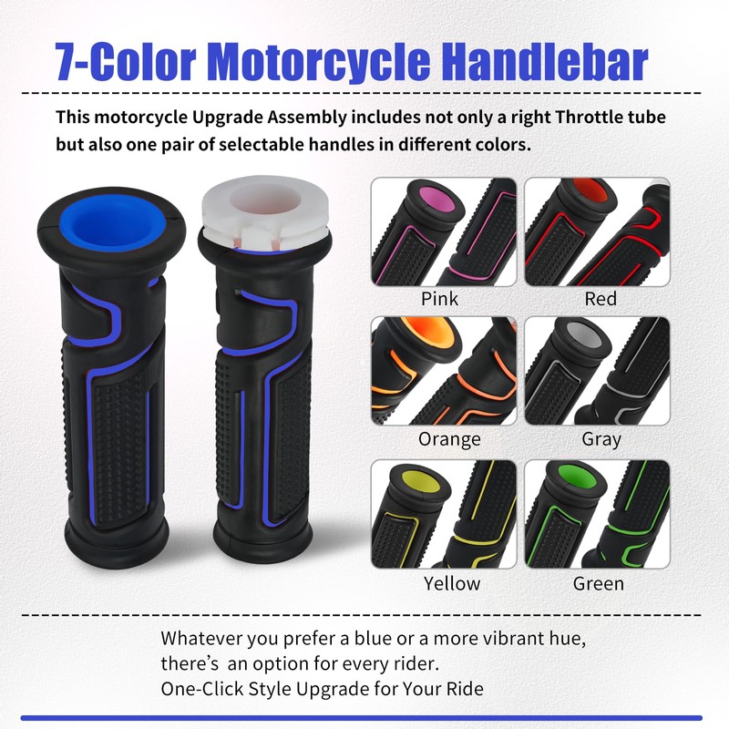 Throttle Tube Upgrade Assembly Compatible with Yamaha,Kawasaki,Ninja,Make The Throttle Respond